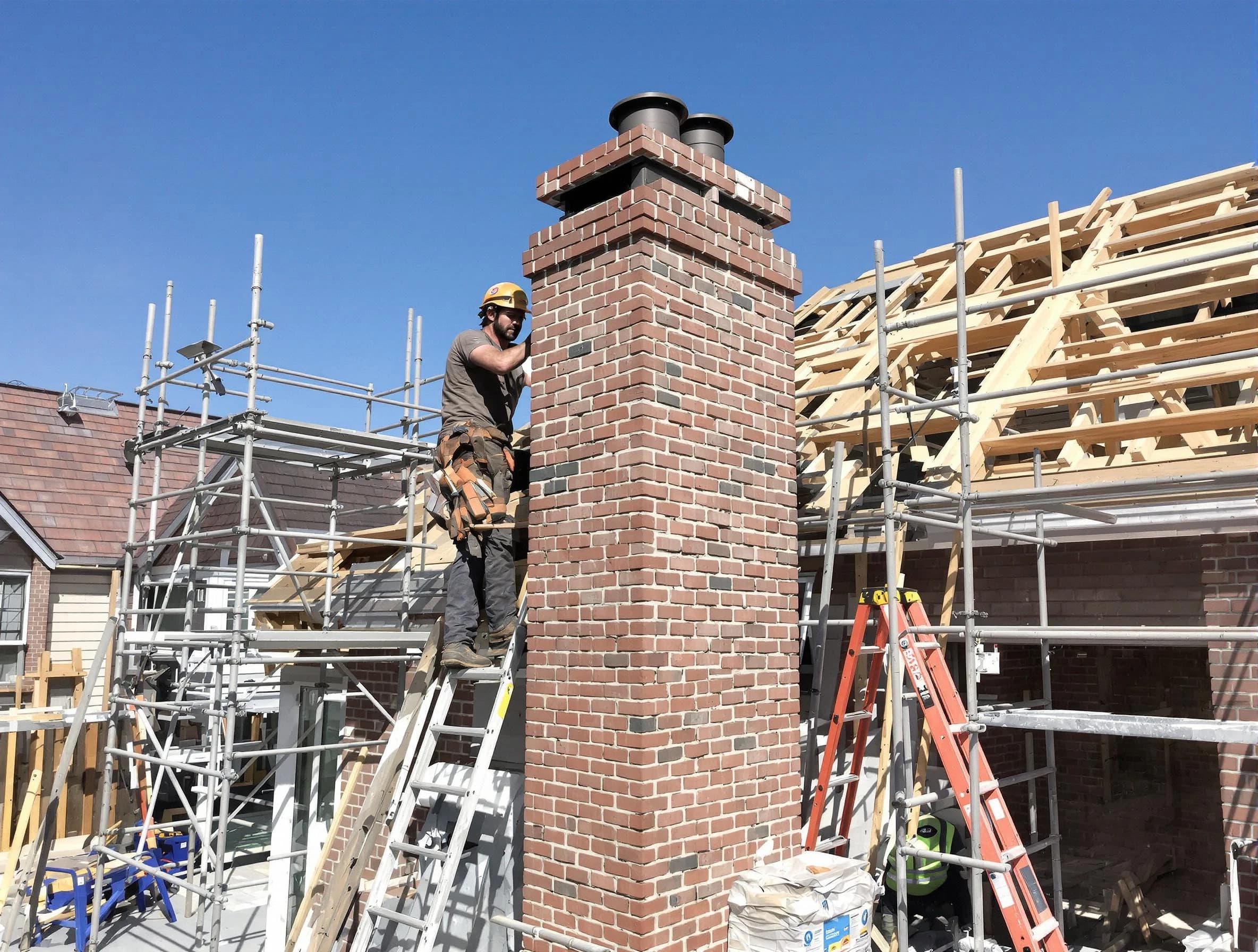 New chimney installation completed by Jefferson Hills Chimney Sweep in Jefferson Hills, PA
