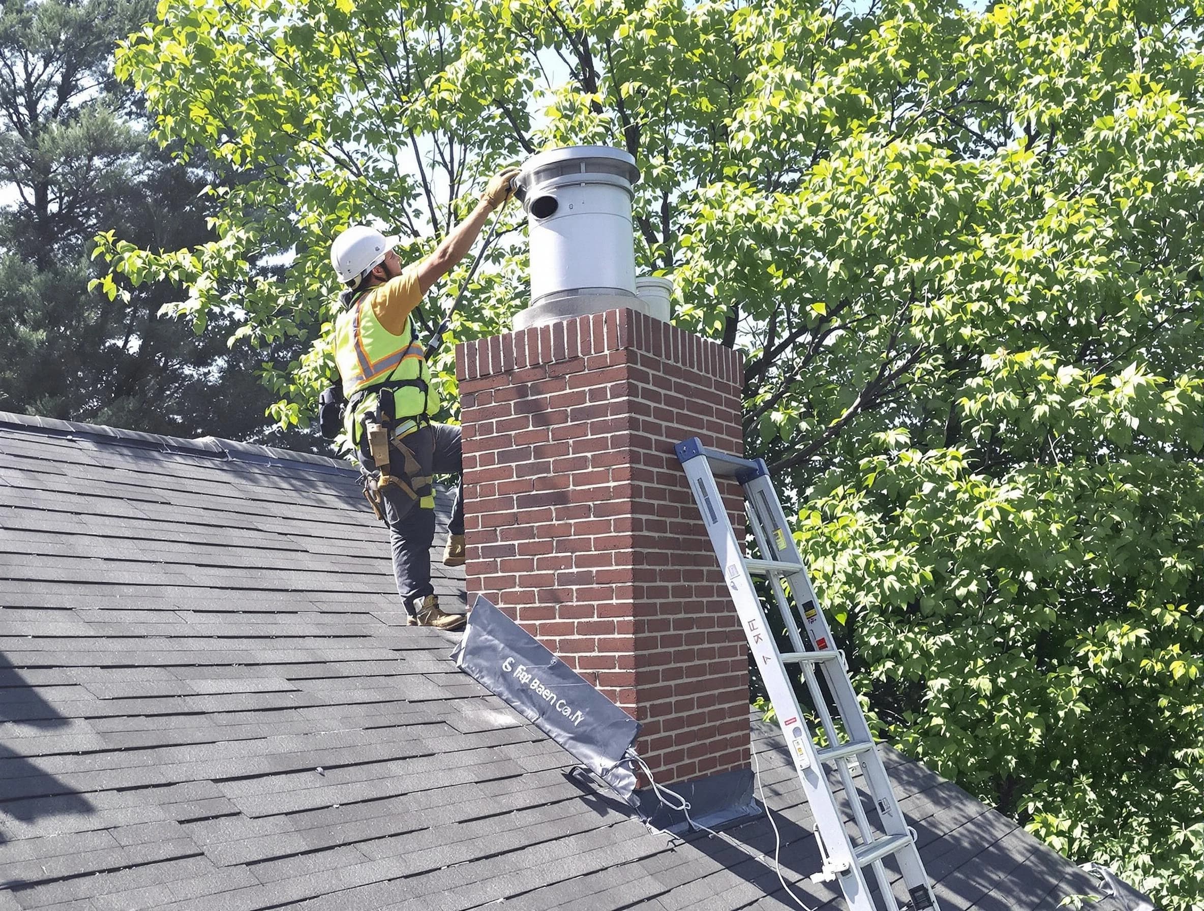 Chimney liner inspection by Jefferson Hills Chimney Sweep in Jefferson Hills, PA