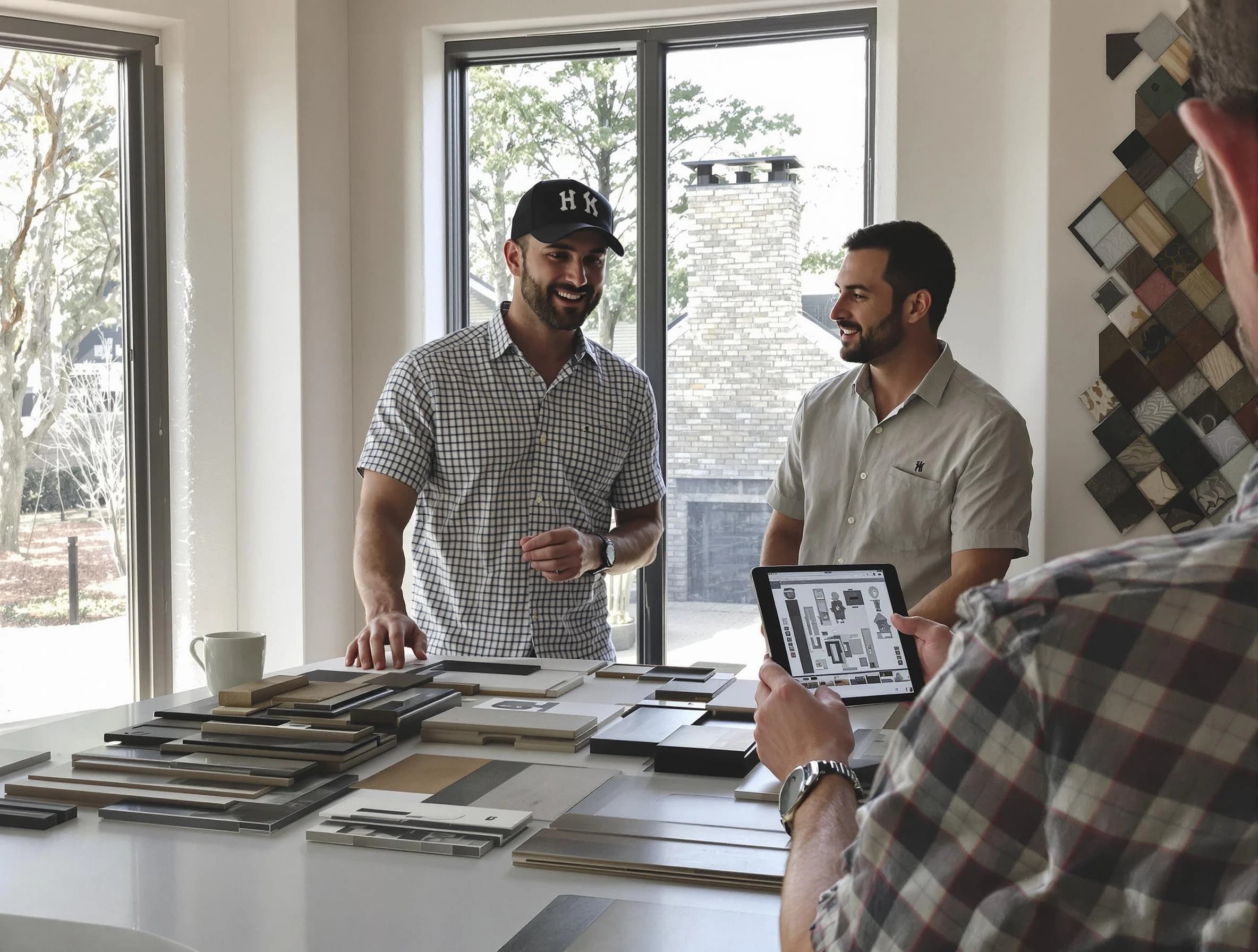 Jefferson Hills Chimney Sweep remodeling a chimney and fireplace in Jefferson Hills, PA