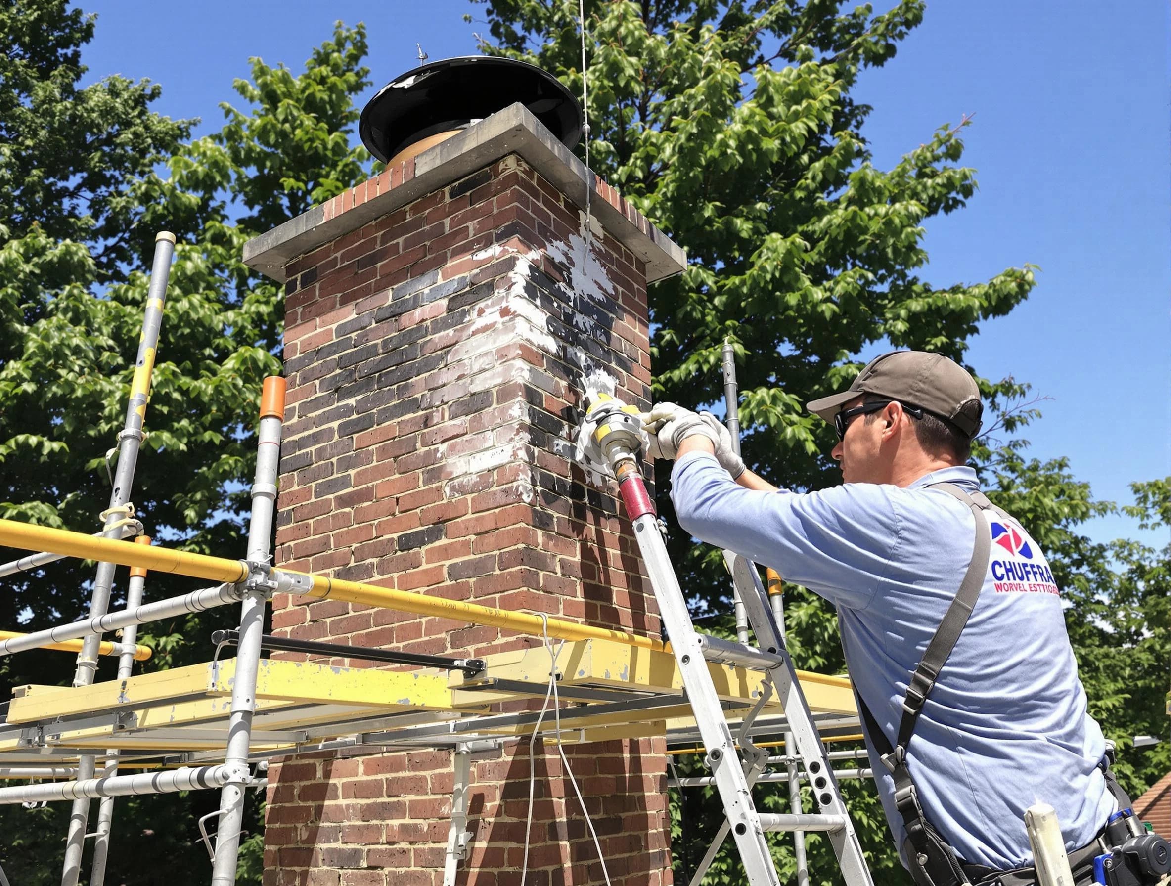 Structural chimney repair by Jefferson Hills Chimney Sweep in Jefferson Hills, PA