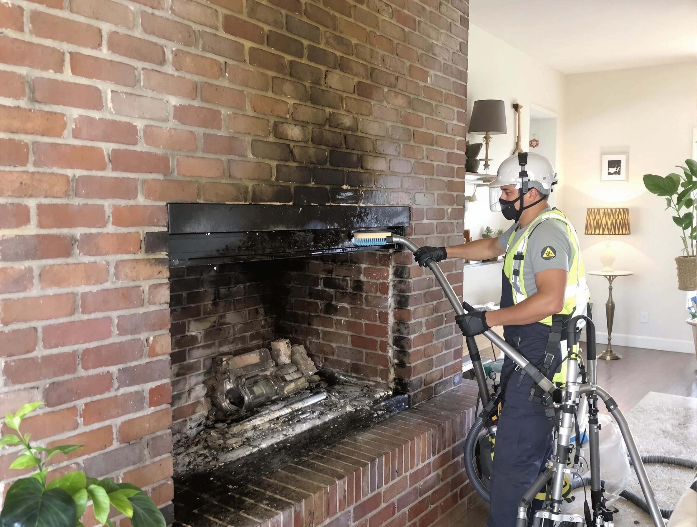 Jefferson Hills Chimney Sweep providing fireplace cleaning services in Jefferson Hills, PA